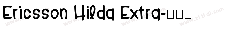 Ericsson Hilda Extra字体转换